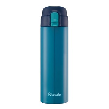 RICO 瑞可 超輕量不鏽鋼彈蓋保溫杯 SL-480 22 x 6.5cm  珊瑚藍  480ml  1個