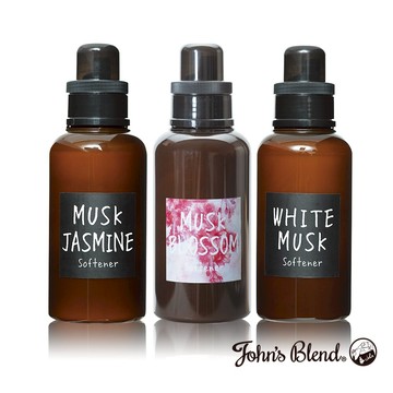 John’s Blend 香氛柔軟精(510ml/瓶)-白麝香/麝香茉莉/麝香櫻花