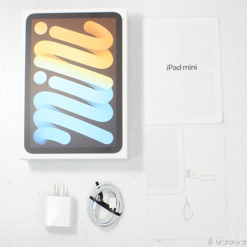 中古〕Apple(アップル) iPad mini 第6世代 64GB スターライト MK8C3J