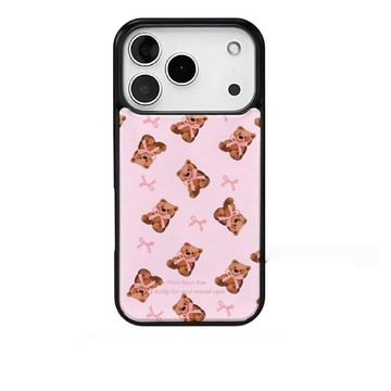 蝴蝶結小熊少女心ins適用蘋果17promax手機殼iphone16pro新款13創意