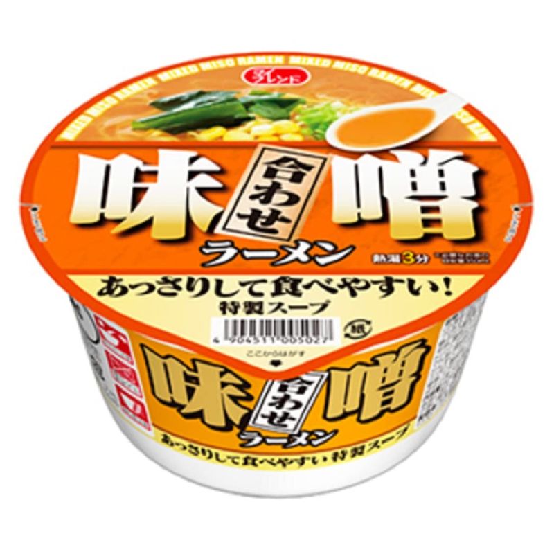 あっさりスープで食べやすい合わせ味噌ラーメン82g 12個