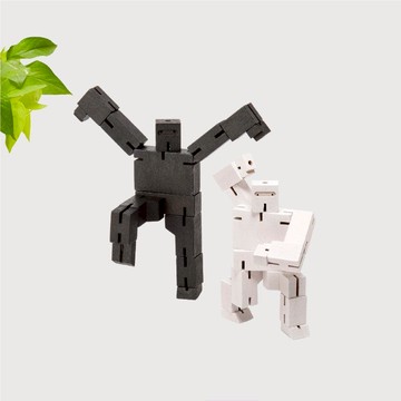 Cubebot 酷比人【忍者組合迷你】木製變形積木機器人 聖誕節交換禮物 益智設計玩具 療癒小物推薦
