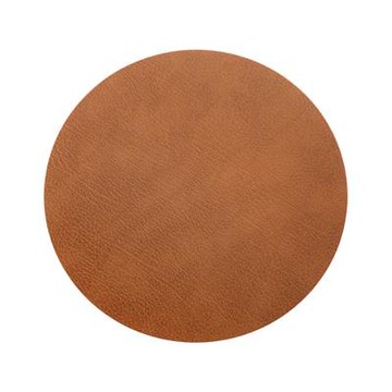 BULL 皮革地墊（圓形、自然、大）