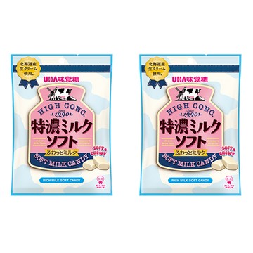 UHA 味覺糖 特濃軟糖 牛奶味  70g  2包