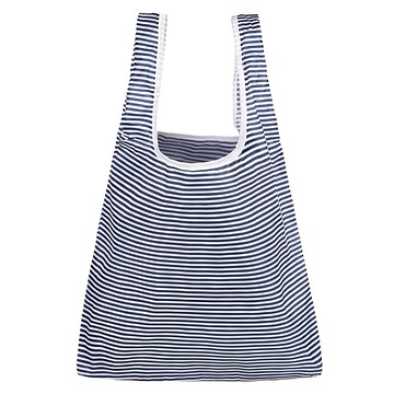 y356環保購物袋  1入  藍條  38cm x 35cm x 8cm