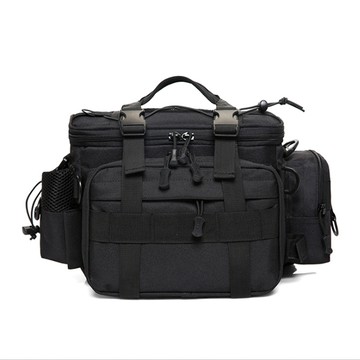 【BeOK】多功能戰術包釣魚背包運動休閒背包 黑色