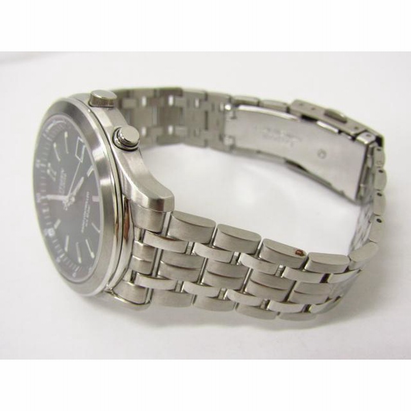 CITIZEN シチズン H415-S045495 Eco-Drive 電波時計♪AC19664