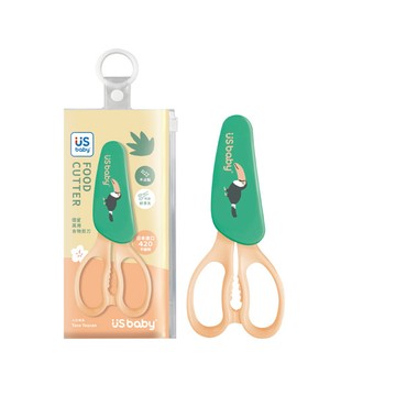 US BABY優生 萬用食物剪刀 大巨嘴鳥（附收納袋）*1組_廠商直送