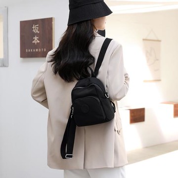 牛津布雙肩包女小包夏天輕便旅行2025新款帆布迷你單肩背包女防水