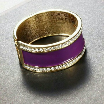 現貨供應＊JIFU 鉅釜皮件＊身處晚宴、洽談公務、 私人約會 低調奢華手環1018(紫色)