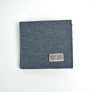 男生皮夾 優雅素色銀牌短夾【NWB16】