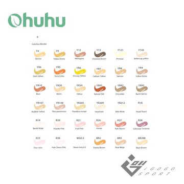 Ohuhu Honolulu 36色雙頭酒精性麥克筆套組 - 膚色系