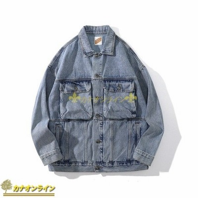 デニムジャケット メンズ 春 ストリート カジュアル ジージャン Gジャン 多ポケット カーゴジャケット ジャンパー 綿 ライトジャケット 通販 Lineポイント最大get Lineショッピング