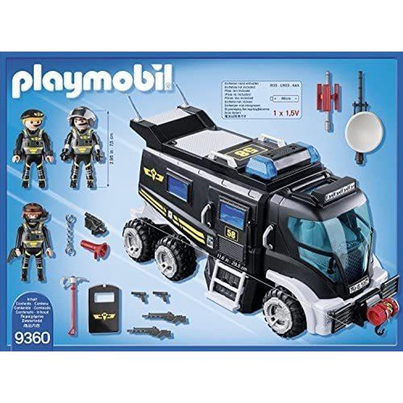 playmobil プレイモービル 9360 特殊部隊 トラック - 知育玩具