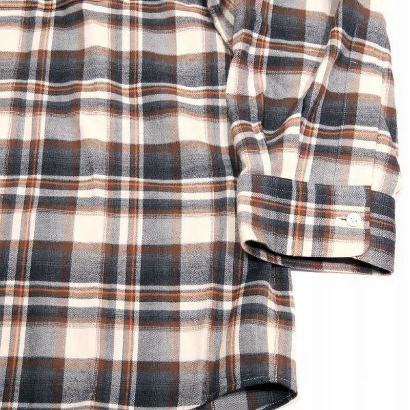 Graphpaper グラフペーパー THOMAS MASON Check Oversized Regular Collar Shirt トーマス  メイソン チェック オーバーサイズド レギュラー カラー シャツ | LINEブランドカタログ