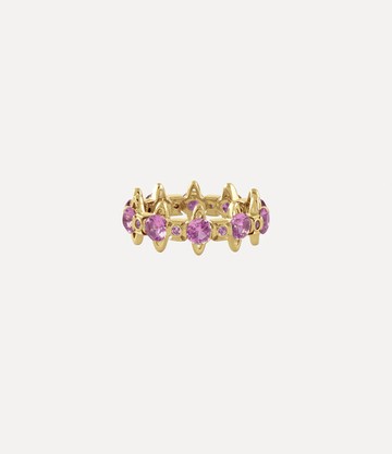 Vivienne Westwood Warwick Ring Gold-purple-cz Gold-purple-cz Unisex