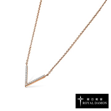 Royal Damon 羅亞戴蒙 愛不解釋 項鍊 (玫瑰金)