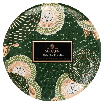 VOLUSPA 3芯錫蠟燭  莫斯神廟  340g  1個