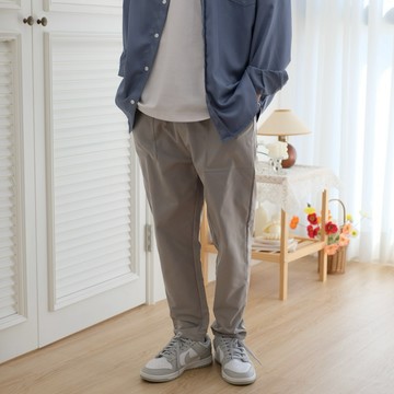 【FJ MADE】最後現貨 自製 上寬下窄錐形長褲 男生長褲 女生長褲 休閒長褲 百搭 素面長褲
