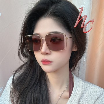 COACH 蔻馳 限定款 亞洲版 典雅簍空設計太陽眼鏡 HC7174D 94417N 淡金 公司貨