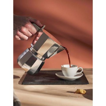 ALESSI意大利進口摩卡壺小雞母雞壺鋁制意式濃縮咖啡1/3/6單閥①