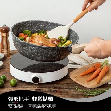 💕台灣熱銷💕EW系列 不沾鍋 深炒鍋 平底鍋 24/28/30/32CM 含鍋蓋 鍋具 電磁爐/ih爐