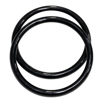 Quilt Queen 塑膠圓形提把 中  黑色  2個