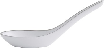 LEGLE 如意 湯匙 銀邊