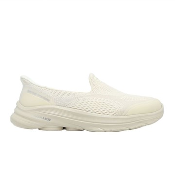 SKECHERS 女鞋 健走系列 健走鞋 瞬穿舒適科技 GO WALK 8 寬楦款 米色 125942WNAT