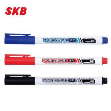 SKB MK-100 速乾型細字 油性環保記號筆 1.0mm【APP滿額下單10%點數(單一帳號最高1500點)】8/31止