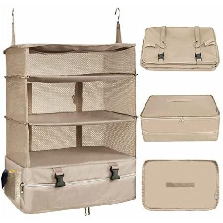 Hongmeru Portable Hanging Travel Shelves Packing Cubes for