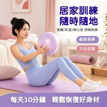 【台灣出貨】 普拉提小球25CM 瑜伽球 訓練盆底肌 加厚防爆 健身平衡球 貼心 強化肌肉 訓練健身器材 多功能