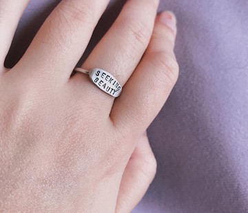 夜空雙面戒指・兩款/含刻字