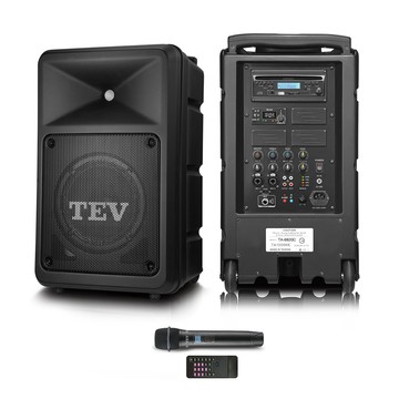 TEV 多功能設計追求高C/P值的最佳選擇 300W藍牙/CD/USB/SD單頻無線擴音機 TA6820C-1