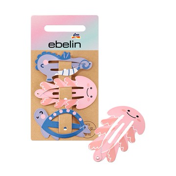 DM  連鎖藥妝店 可愛海洋生物髮夾 3st (DM3169)