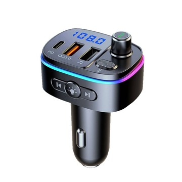 Songwin 急速炫光 QC3.0+PD 藍牙音樂播放快速車用充電器 氛圍燈 免持通話