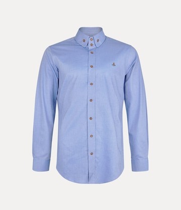 Vivienne Westwood Two Button Krall Shirt Oxford Classic Shirt Blue 50 Men