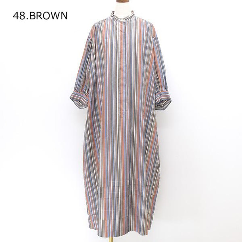 2023 MID-SUMMER】THE SHINZONE シンゾーン バンドカラーシャツワンピース マルチストライプ BAND COLLOR  DRESS MULTI STRIPE 23MMSOP07 レディース | LINEショッピング