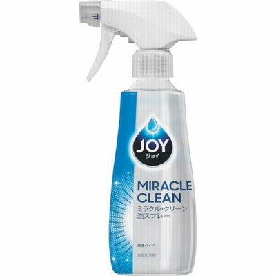 P&G ジョイ ミラクルクリーン 泡スプレー 食器用洗剤 微香タイプ 本体 300mL  ( 841092 ) P&Gジャパン(同)