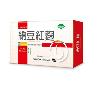 優杏 納豆紅麴膠囊 120粒/盒