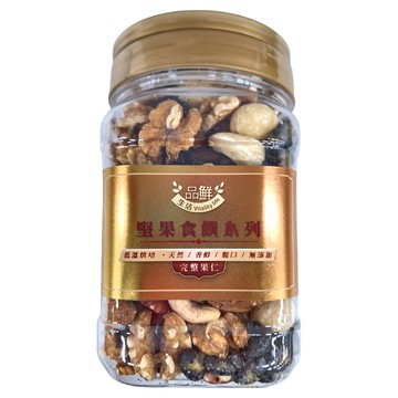 品鮮生活 綜合堅果 大顆黑豆五寶 400g 低溫烘焙 天然香醇 無添加 完整果仁  1罐