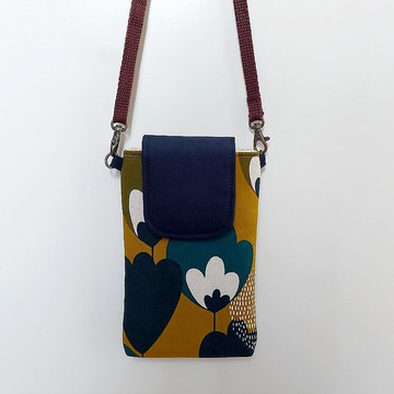 斜背/頸掛 手機包-花瓣