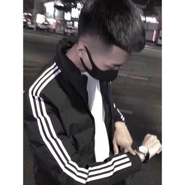 2024冬季新款棉衣男潮牌精神小伙棉服初中生學生潮流加厚外套ins