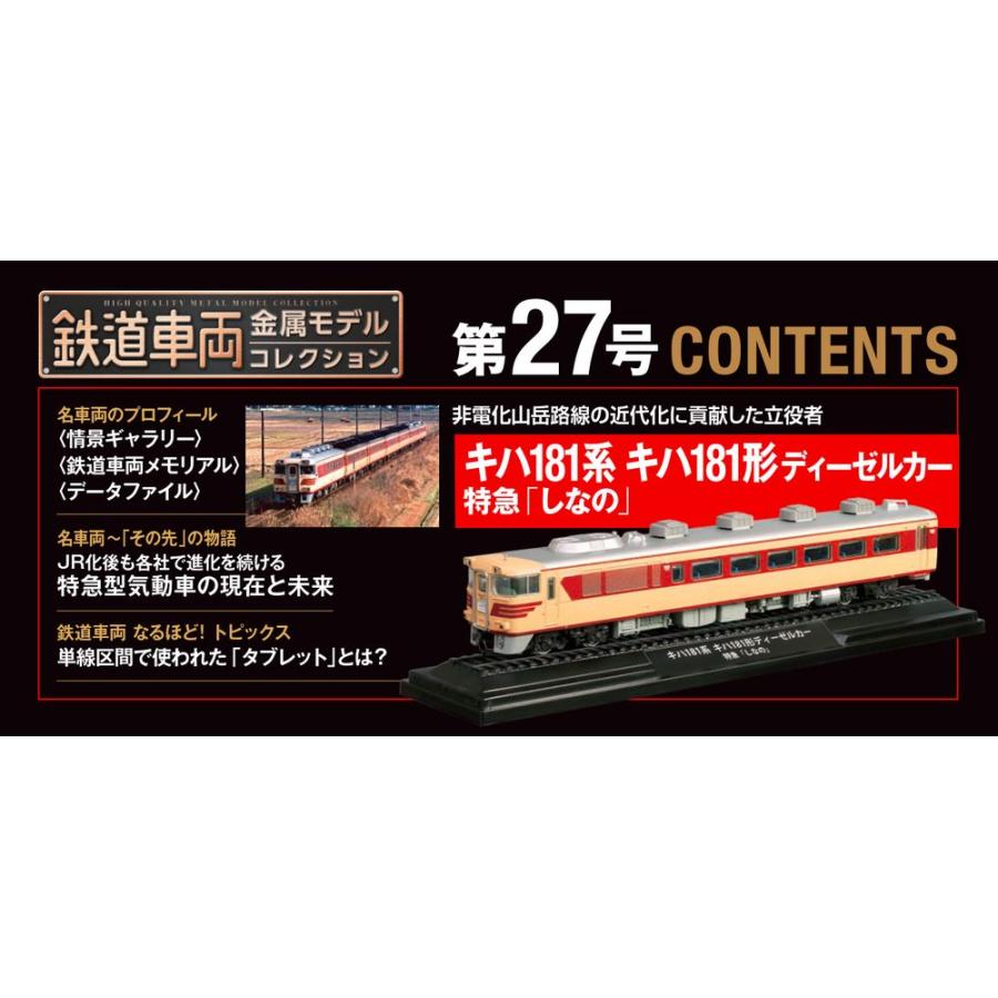 デアゴスティーニ　鉄道車両金属モデルコレクション　第27号