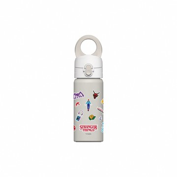 RHINOSHIELD AquaStand磁吸水壺-不鏽鋼保溫瓶 480ml(無吸管)MagSafe兼容支架運動水壺｜怪奇物語系列