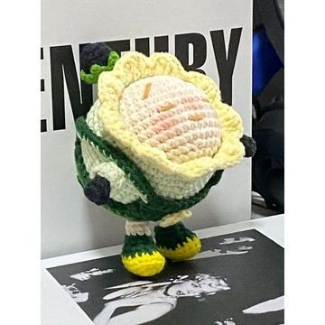 材料包🍋新手初學手工diy材料包毛線鉤針太陽花蛋仔編織可愛糰子玩偶禮物 手工藝美勞作業 手做毛線小物鉤針編織材料