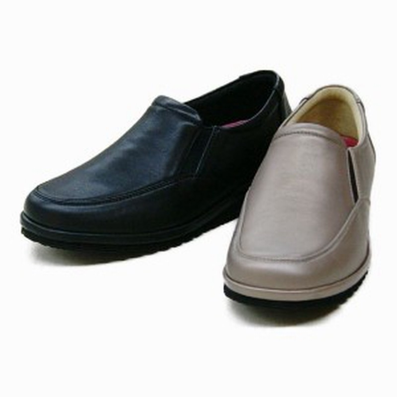 スリッポン レディースシューズ レディースファッション 靴 ベーシック スリッポン靴 本革 安定感あるアウトソール プラット製法 袋縫い 通販 Lineポイント最大1 0 Get Lineショッピング