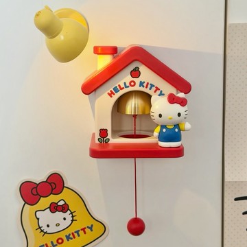 【預購】 正版授權 SANRIO 三麗鷗 HELLO KITTY 小屋 磁吸門鈴 擺件 附禮袋 送禮推薦💝 海外代購保證正版 生日禮物 情人節禮物