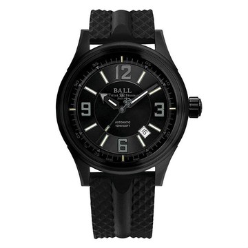 B3_BALL 波爾錶】 NM3098C-P1J-BKBR Fireman 氚氣燈管大三針專業機械腕錶/43mm｜樂天全館特惠中★指定刷卡回饋10%