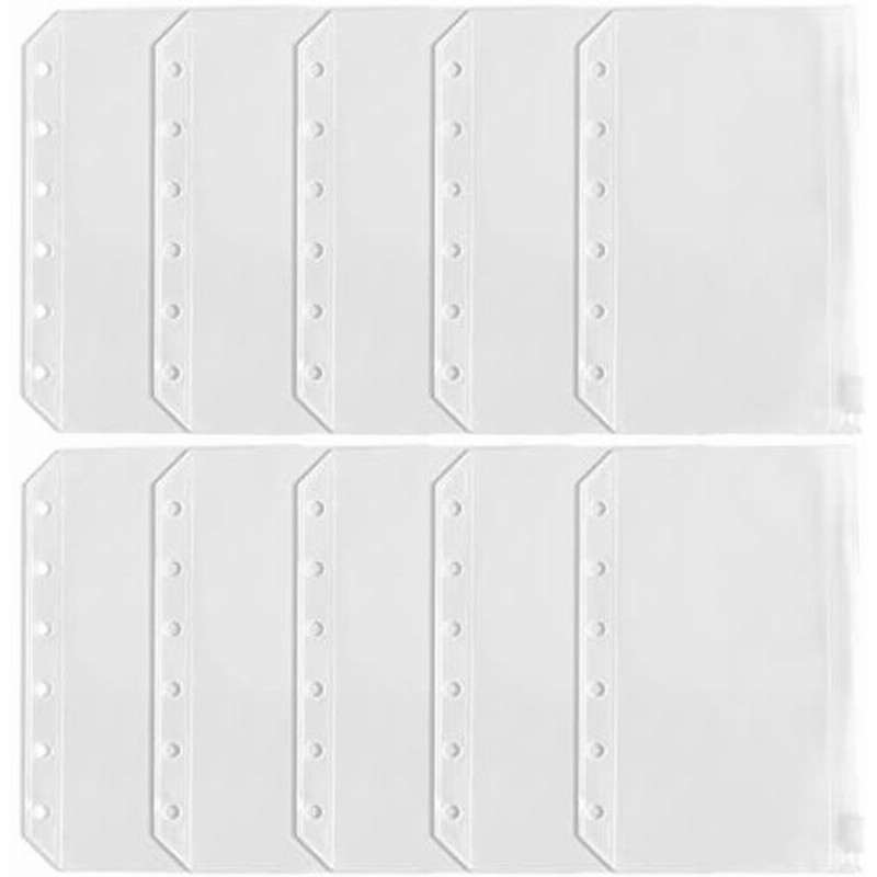 システム手帳リフィル ミニ6穴 10枚 ファスナーポケット Dy 2ten クリアポケット Pvc バインダーポケット システム手帳 リングファ 通販 Lineポイント最大0 5 Get Lineショッピング